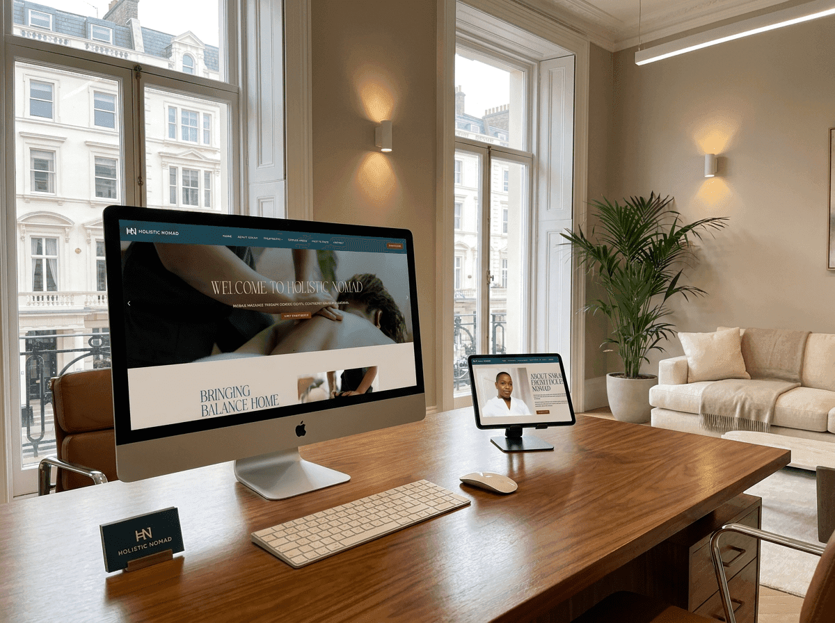 Brighton Website Design Holistic Nomad