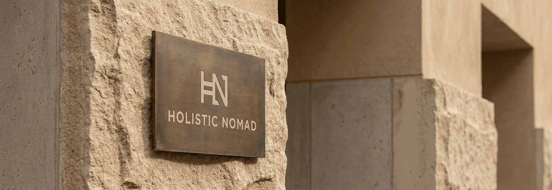 Holistic Nomad – Brighton Branding Logo Design – Signage